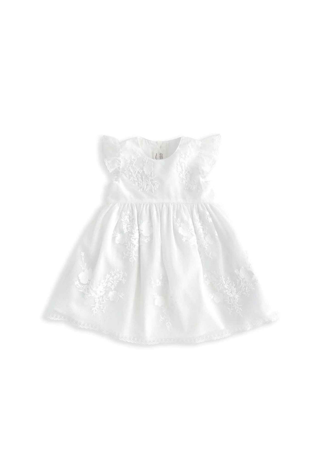 Mamas & Papas Embroidered Lace Dress