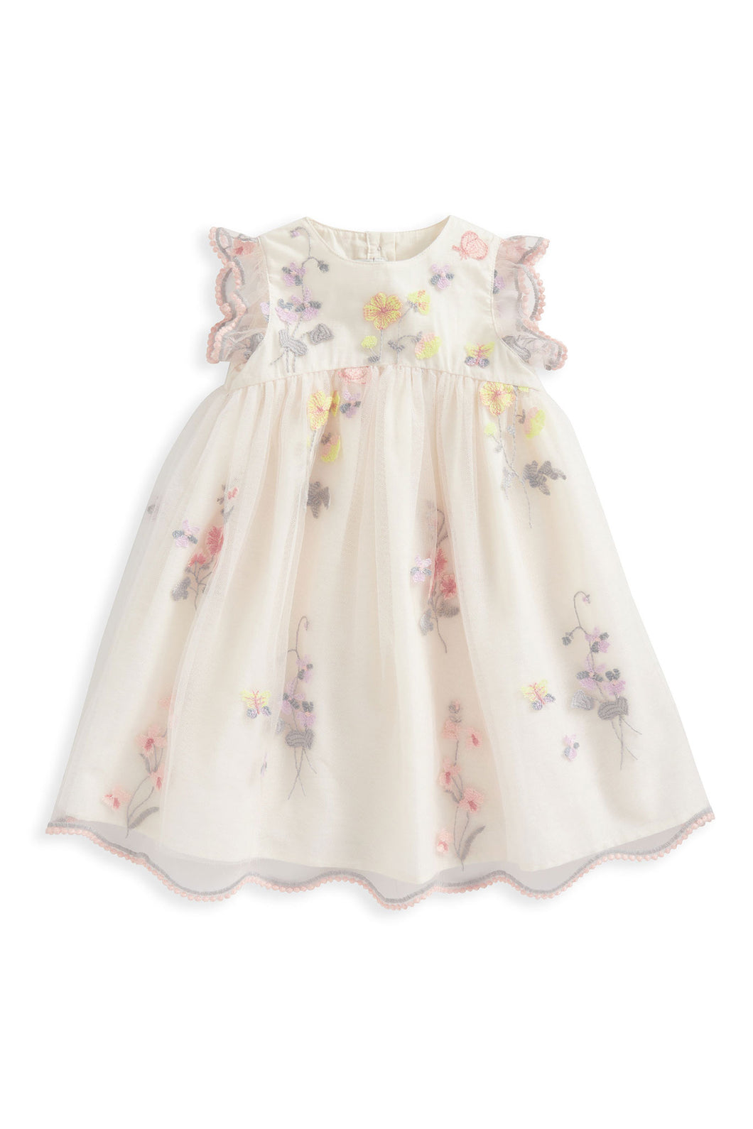 Mamas & Papas Floral Embroidery Dress