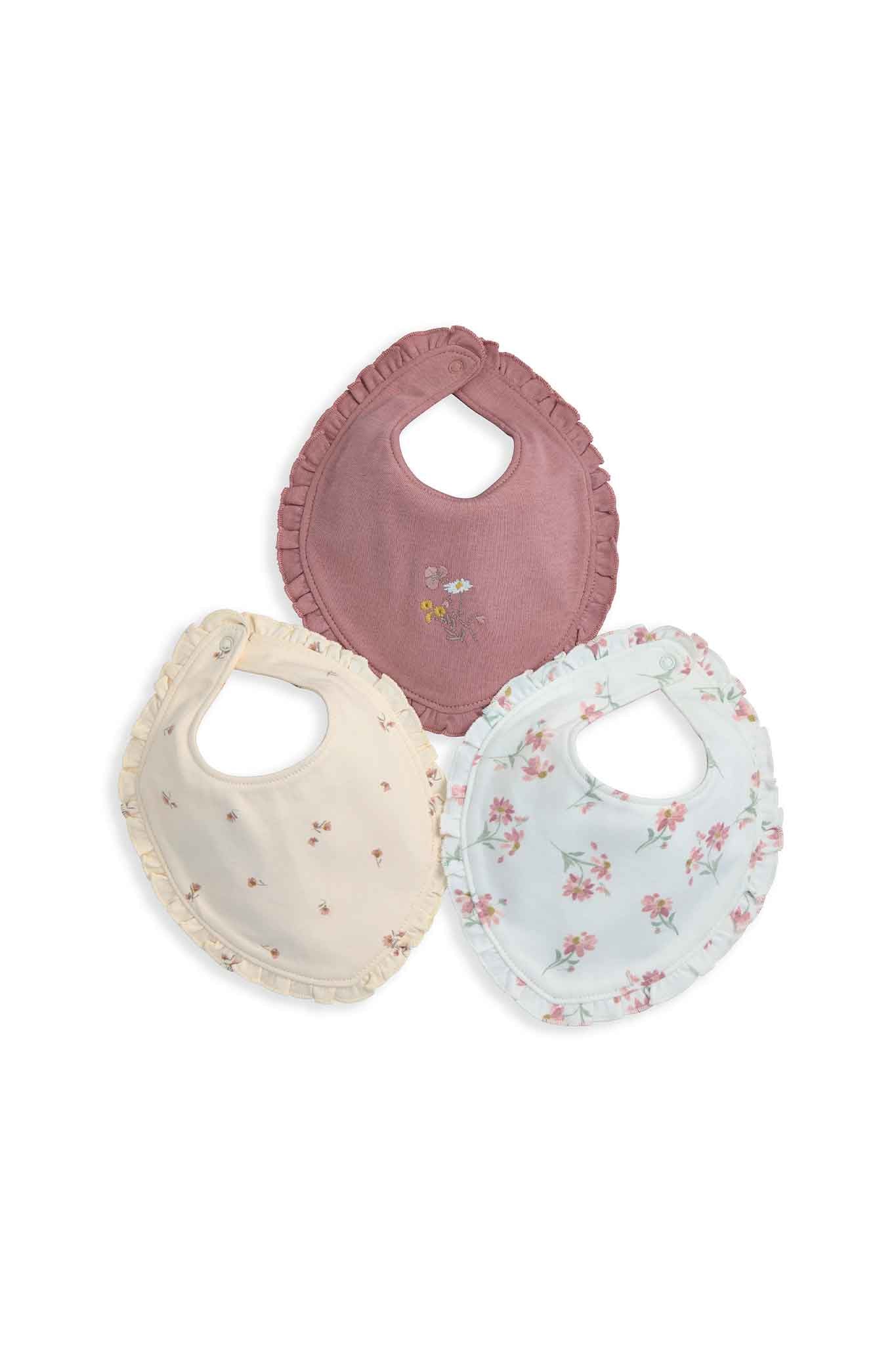 Mamas & Papas 3 Pack Frill Bibs