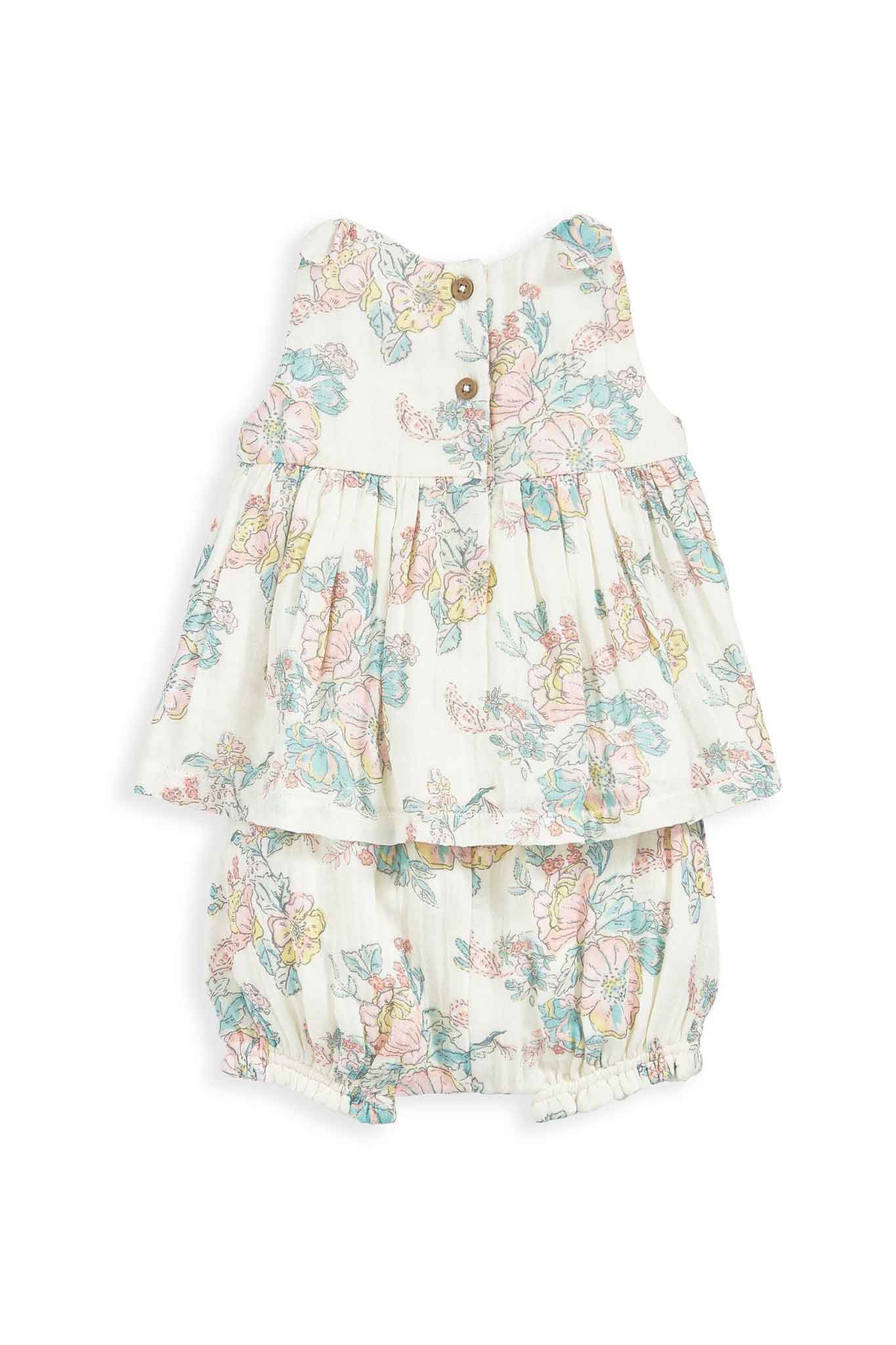 Mamas & Papas Rose Tee and Bloomer 2 Pack