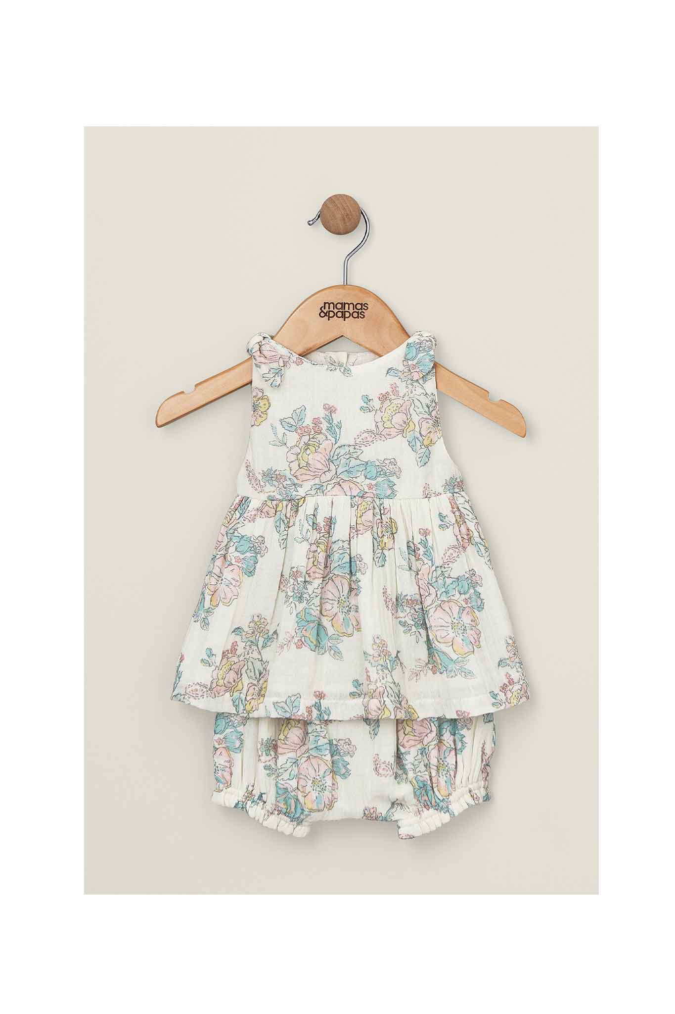 Mamas & Papas Rose Tee and Bloomer 2 Pack