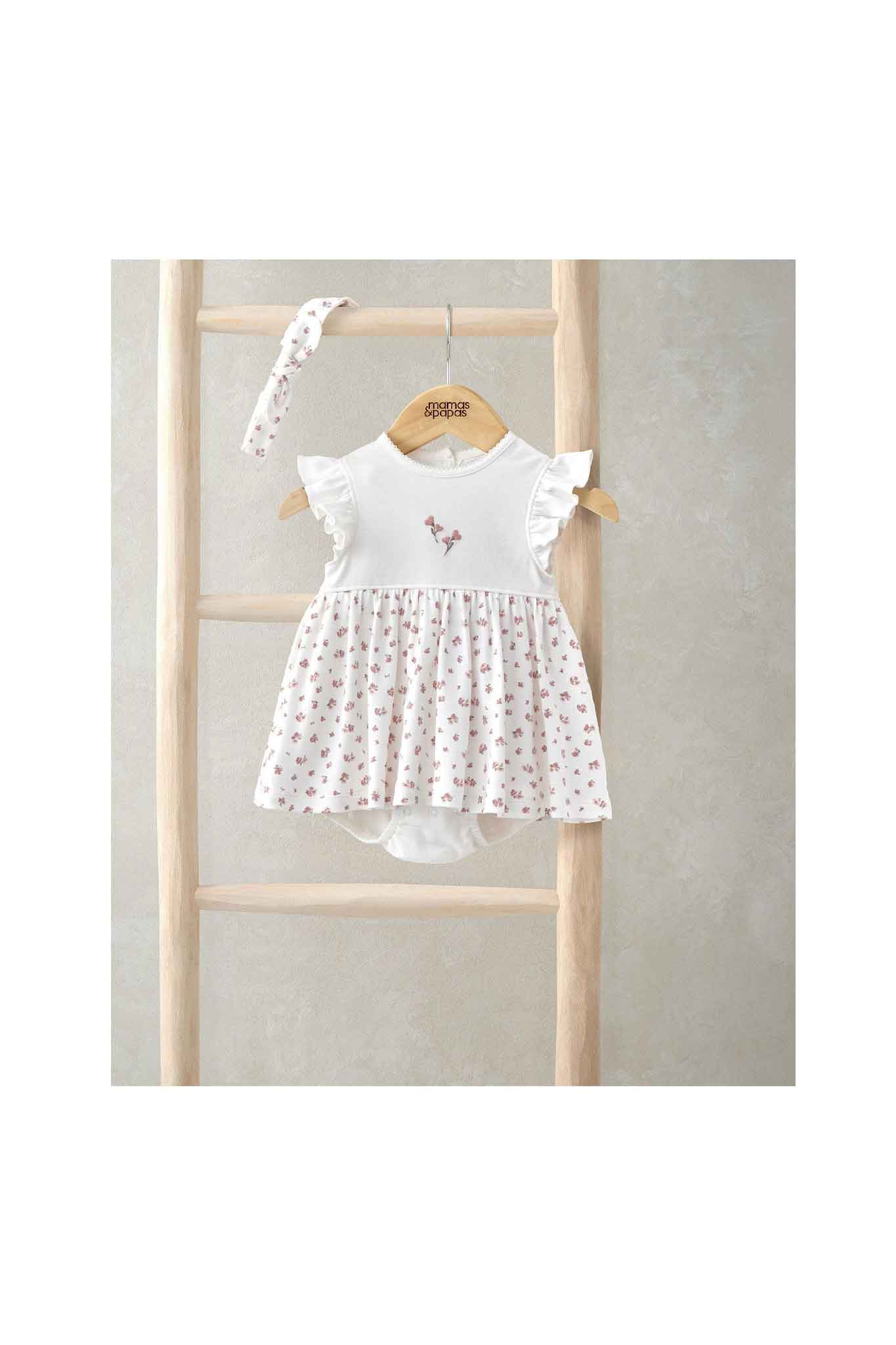 Mamas & Papas Dress and Headband Set 2 Pack