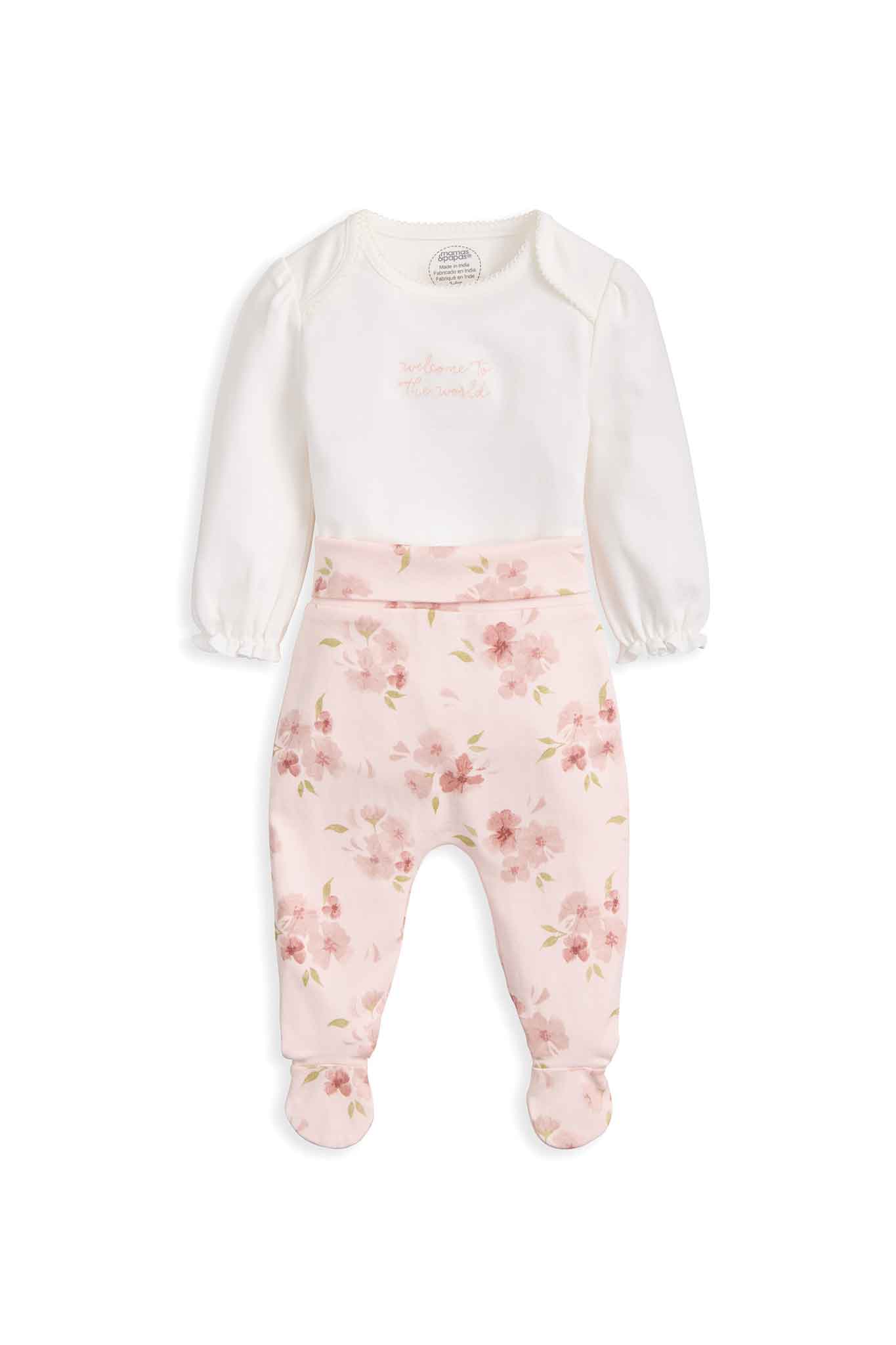 Mamas & Papas Bodysuits and Legging Set 2 Pack