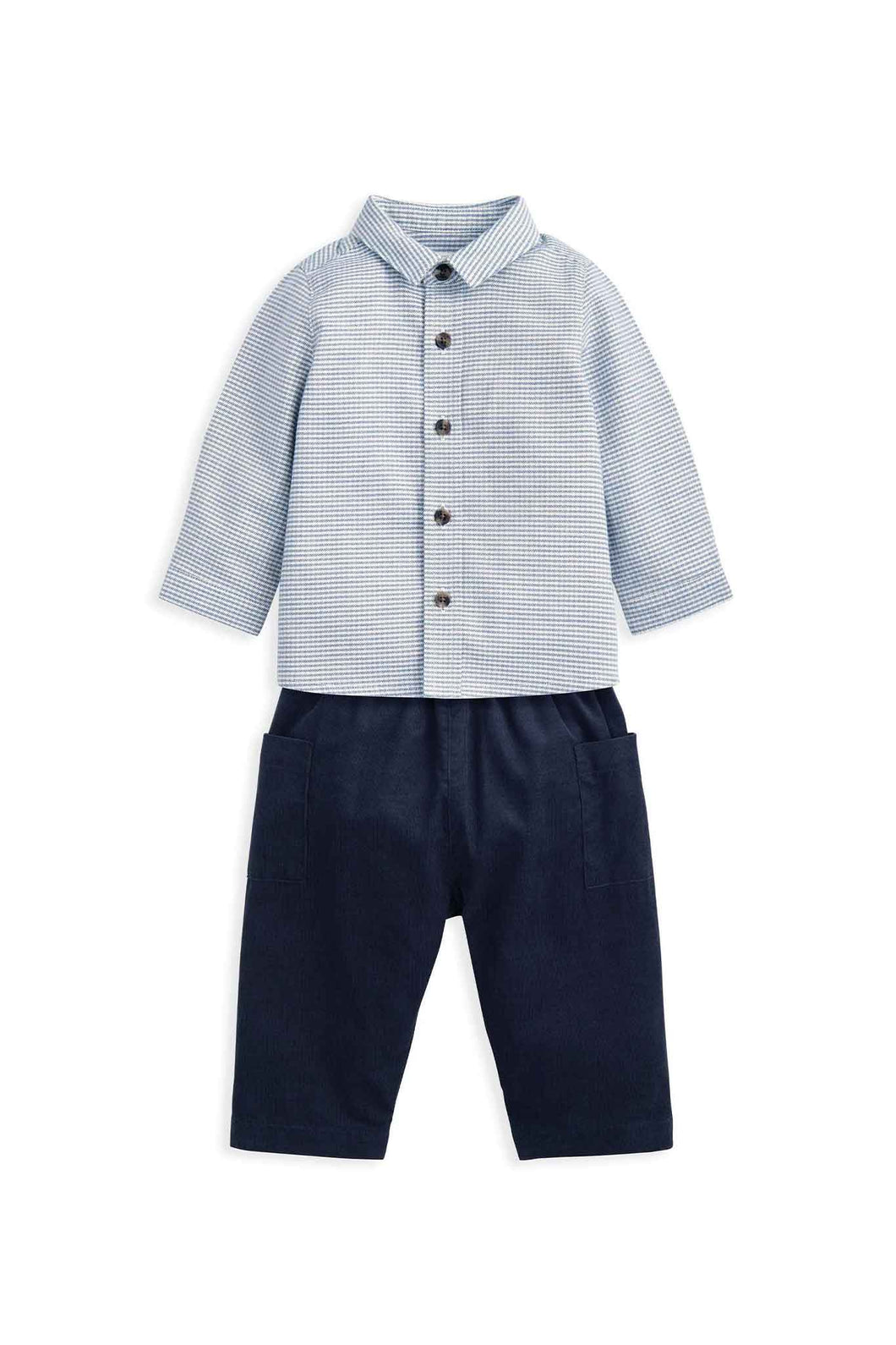 Mamas & Papas Shirt and Trouser Brace Set