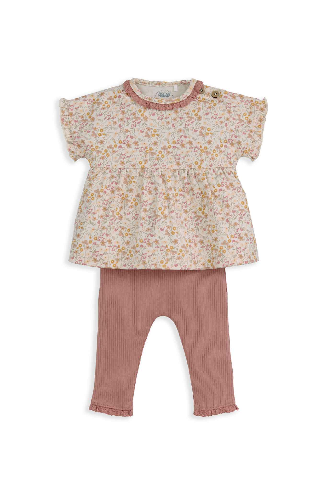 Mamas & Papas T-Shirt and Legging 2 Pack
