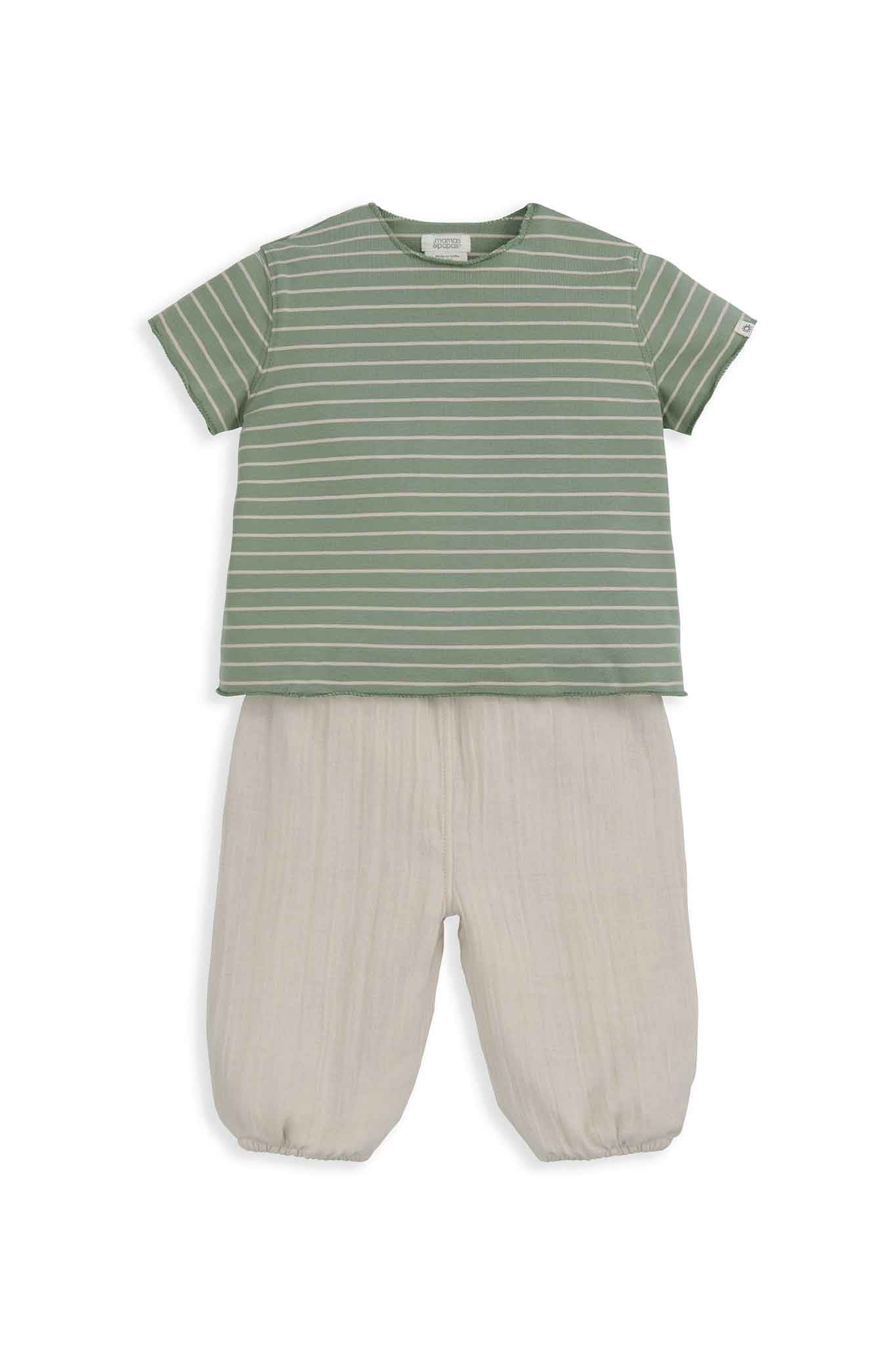 Mamas & Papas Stripe Tee and Trouser