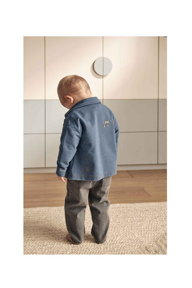 Mamas & Papas Denim Shacket and Tee