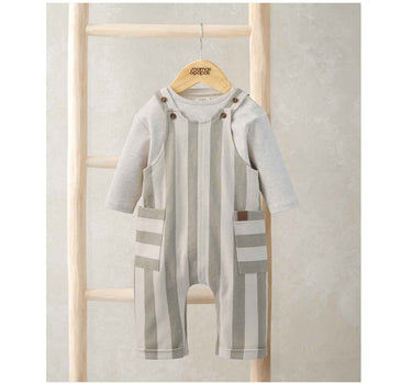 Mamas & Papas Stripe Dungaree Set 2 Pack