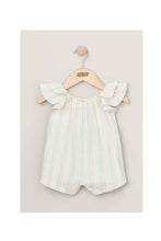 Load image into Gallery viewer, Mamas &amp; Papas Stripe Frill Sleeve Romper
