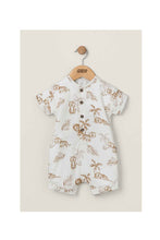 Load image into Gallery viewer, Mamas &amp; Papas Jungle Linen Romper
