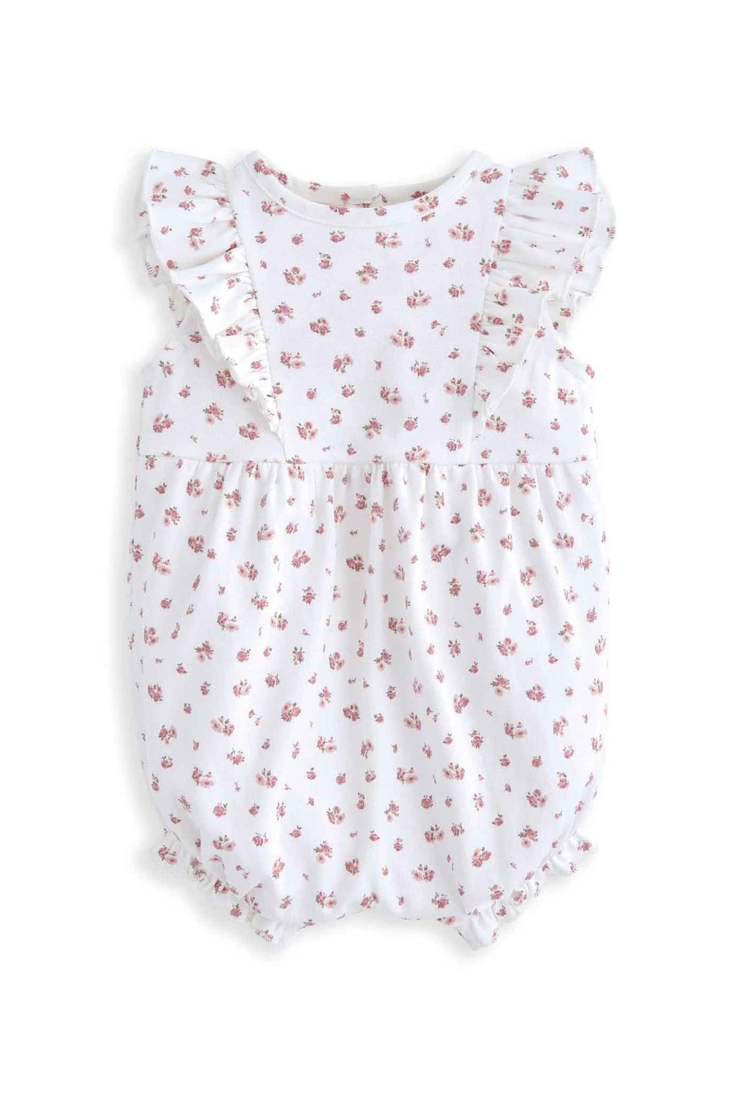 Mamas & Papas Aop Frill Shirt Romper