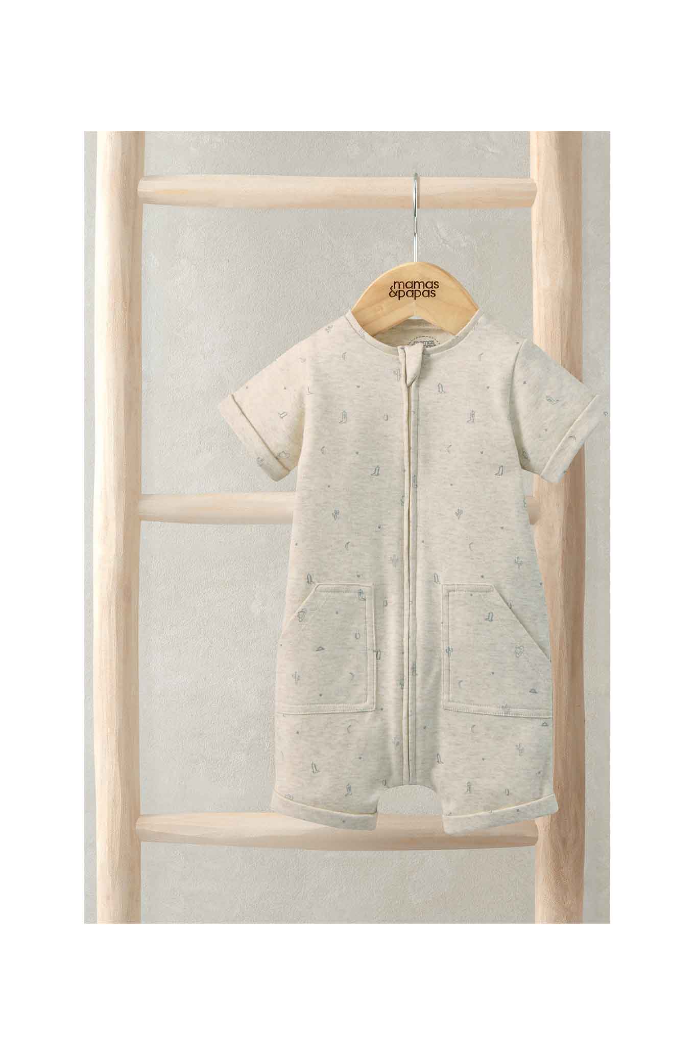Mamas & Papas Cowboy Print Romper