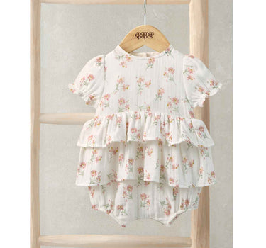 Mamas & Papas Daisy Pplm Shirt Romper