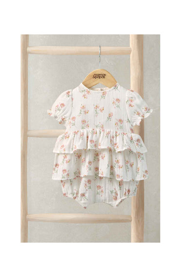 Mamas & Papas Daisy Pplm Shirt Romper