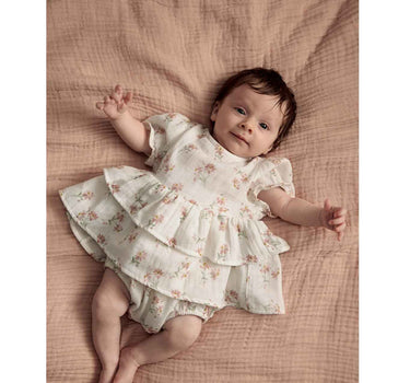 Mamas & Papas Daisy Pplm Shirt Romper