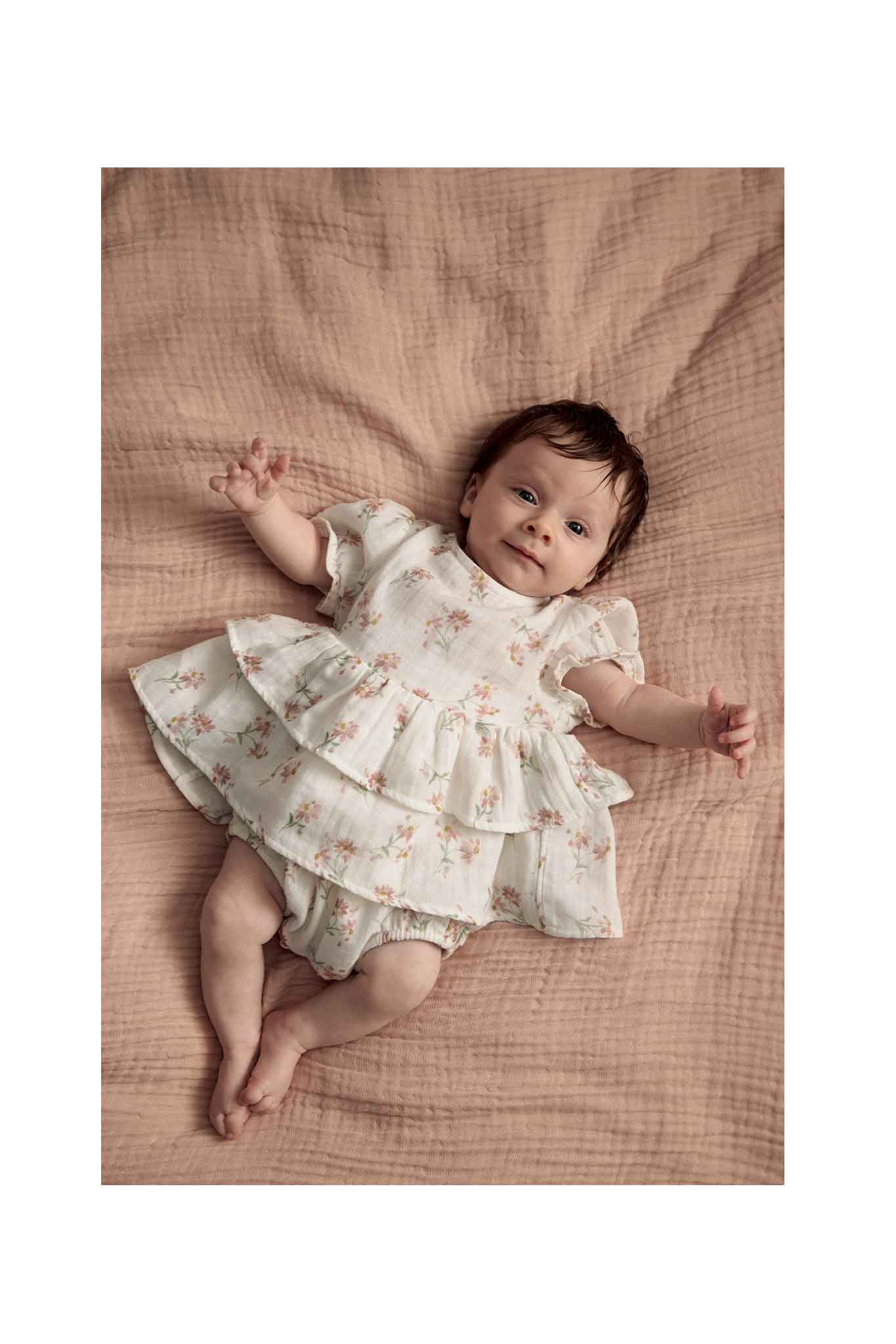 Mamas & Papas Daisy Pplm Shirt Romper
