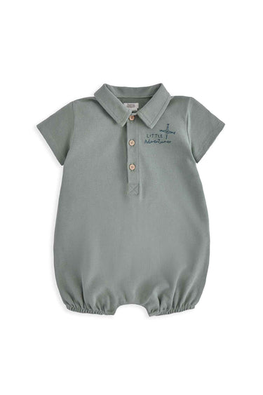 Mamas & Papas Pique Washed Romper
