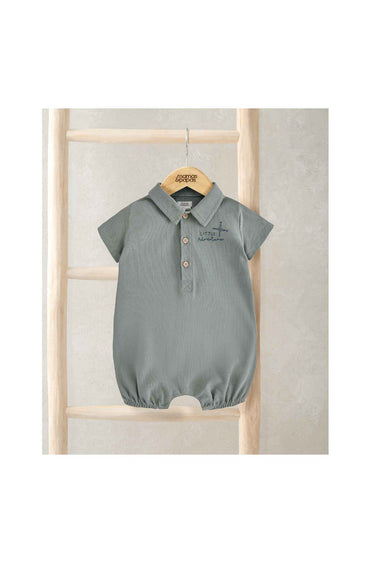 Mamas & Papas Pique Washed Romper