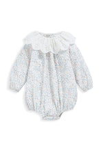 Load image into Gallery viewer, Mamas &amp; Papas Floral Print Romper with Collar
