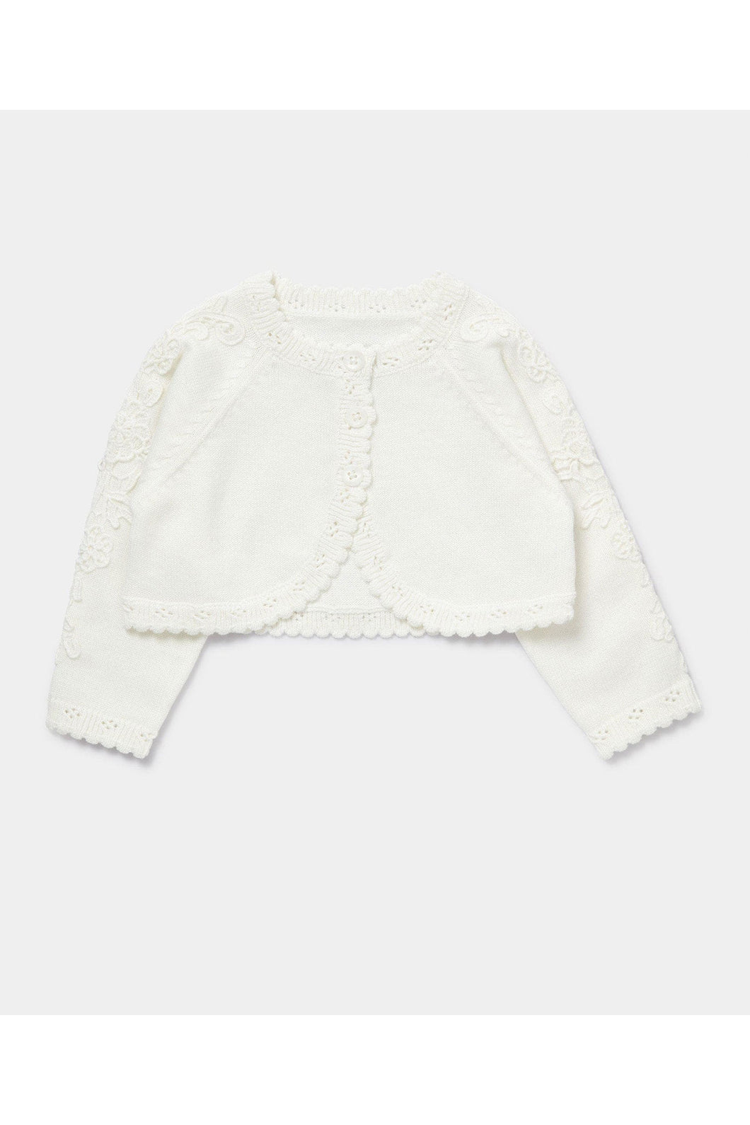 Mamas & Papas Lace Trim Cardigan
