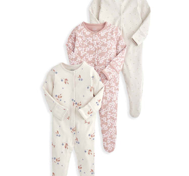 Mamas & Papas Berries Sleepsuits 3 Pack
