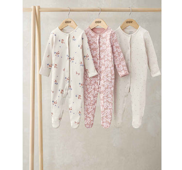 Mamas & Papas Berries Sleepsuits 3 Pack