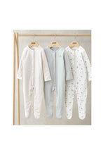 Load image into Gallery viewer, Mamas &amp; Papas Mushroom Sleepsuits 3 Pack
