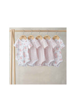 Load image into Gallery viewer, Mamas &amp; Papas Floral Short Sleeve Bodysuits 5 Pack
