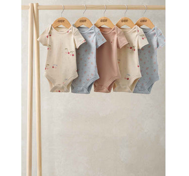 Mamas & Papas Cherries Bodysuit 5 Pack