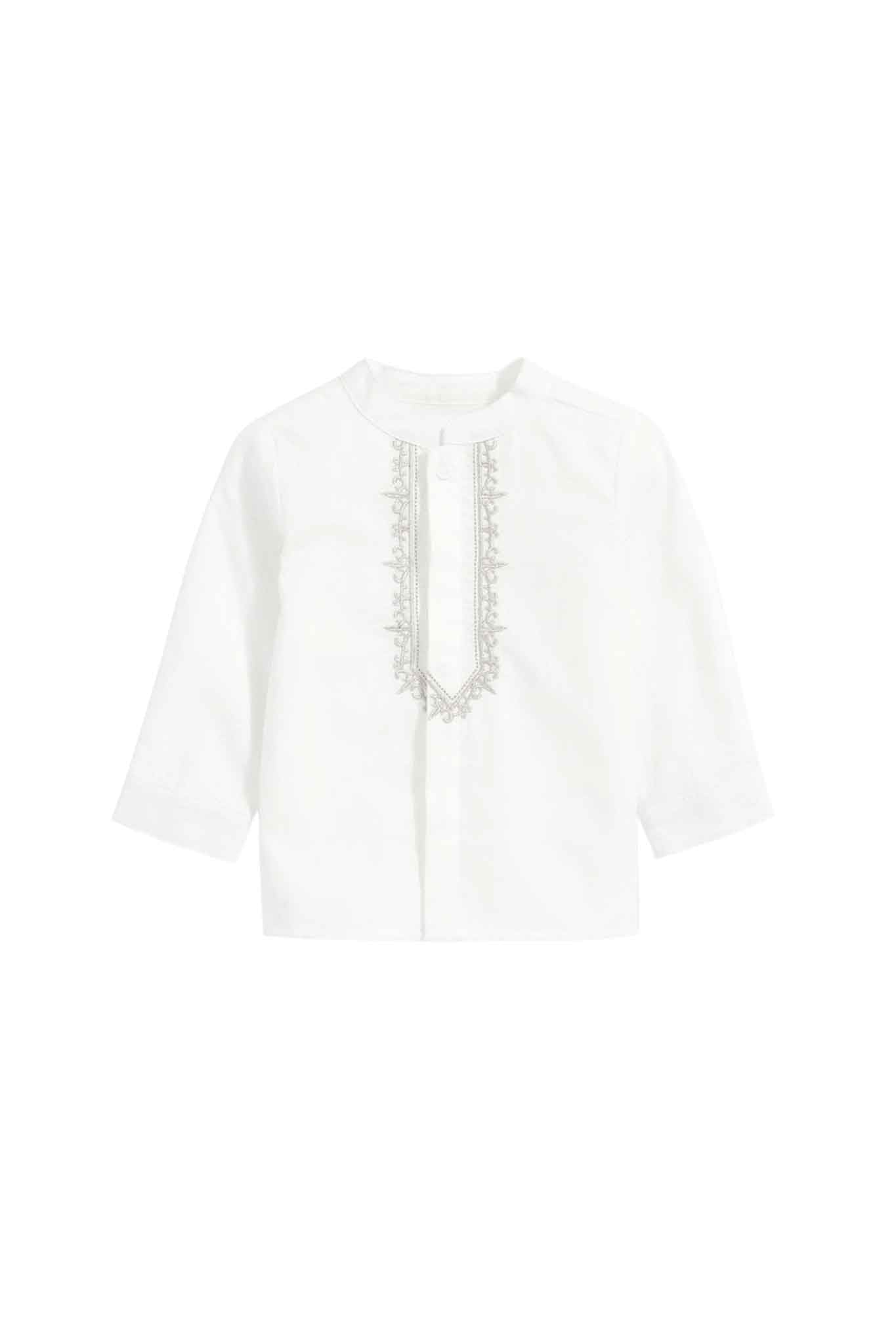Mamas & Papas Long Sleeve Embroidered Eid Shirt