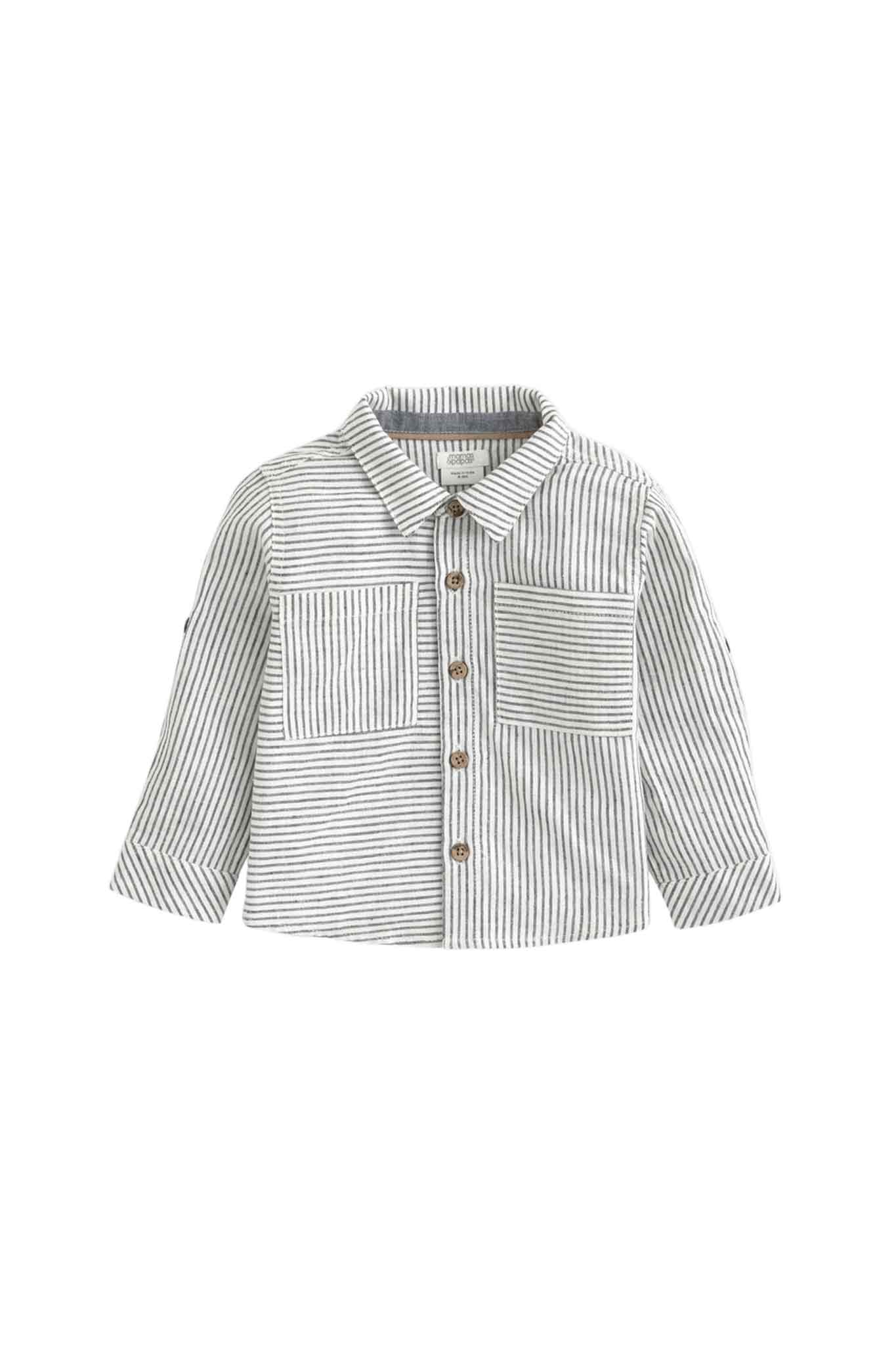 Mamas & Papas Pinstripe Shirt