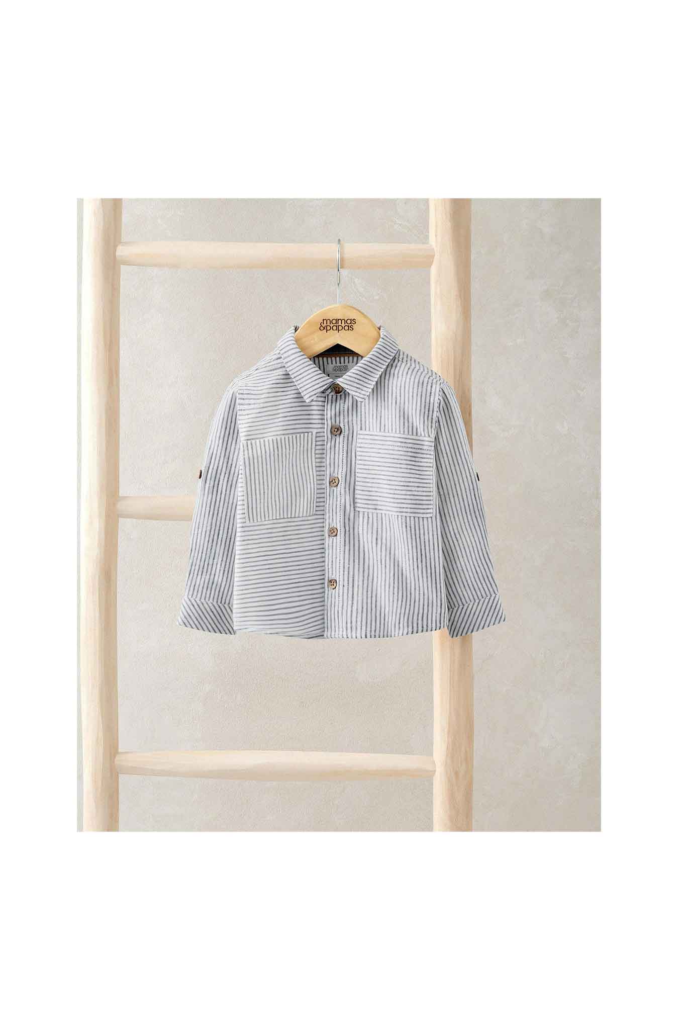 Mamas & Papas Pinstripe Shirt