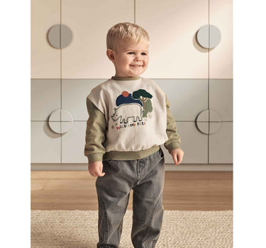 Mamas & Papas Charcoal Barrel Leg Jean