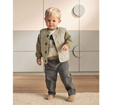 Mamas & Papas Charcoal Barrel Leg Jean