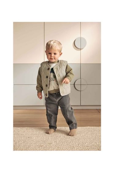Mamas & Papas Charcoal Barrel Leg Jean