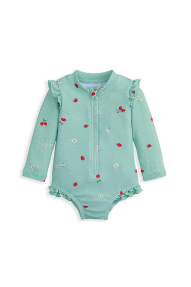 Mamas & Papas Strawberry Aop Swimsuit