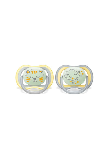 Avent Ultra Air Nighttime Soother 18M+ Pk2