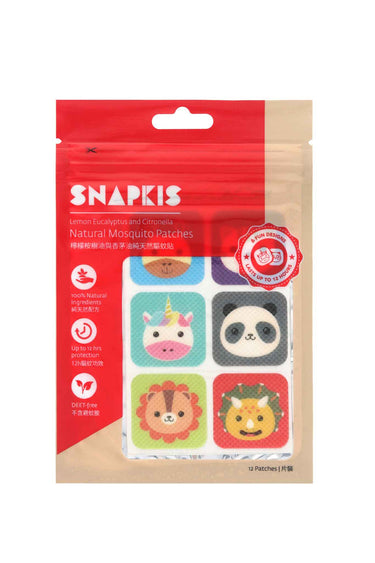 Snapkis Mosquito Repellent Patch - 6 Pack X 2