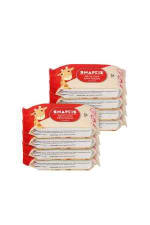 Snapkis All-In-One Mini Wipes 8s x Pk8