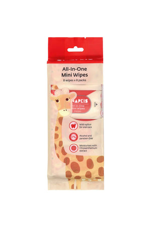Snapkis All-In-One Mini Wipes 8s x Pk8