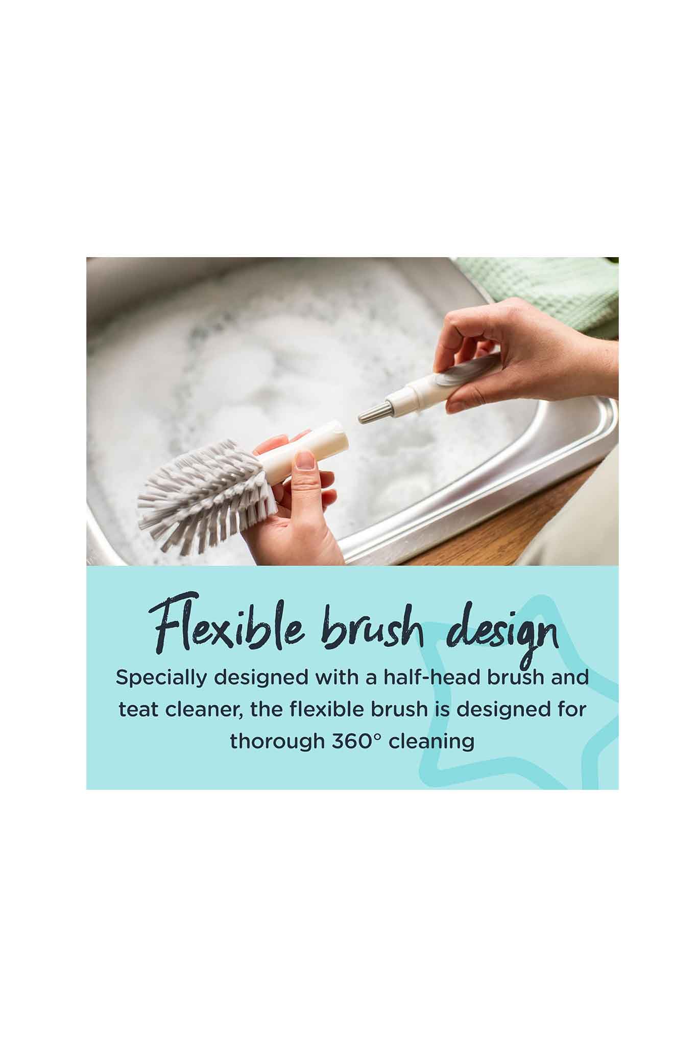 Tommee Tippee Closer to Nature Bottle and Teat Brush