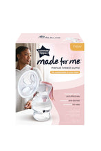 Load image into Gallery viewer, Tommee Tippee Made for Me Single Manual Breast Pump
