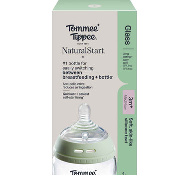 Tommee Tippee Natural Start Glass Bottle 260ml