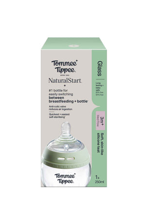 Tommee Tippee Natural Start Glass Bottle 260ml