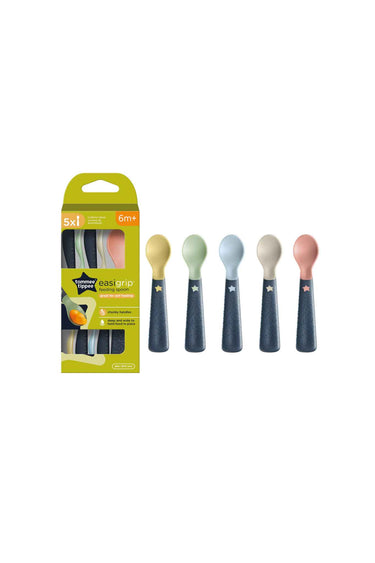 Tommee Tippee Easigrip Feeding Spoon - 5 pack
