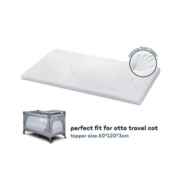 Comfy Baby Otto Travel Cot Topper 120cm x 60cm