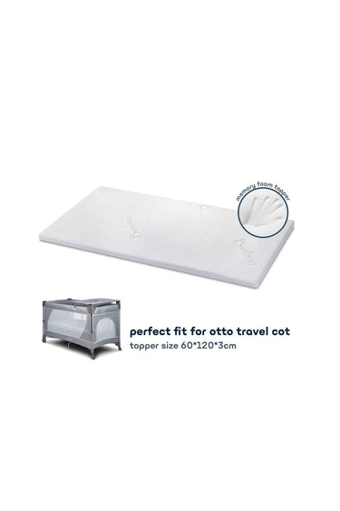 Comfy Baby Otto Travel Cot Topper 120cm x 60cm