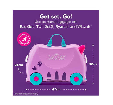 Trunki Glide Ride-On-Luggage-Cassie the Cat