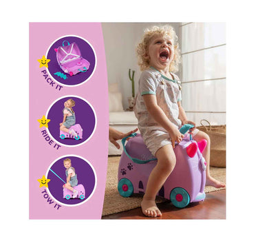 Trunki Glide Ride-On-Luggage-Cassie the Cat