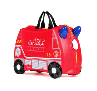 Trunki Glide Ride-On-Luggage-Frank the Firetruck